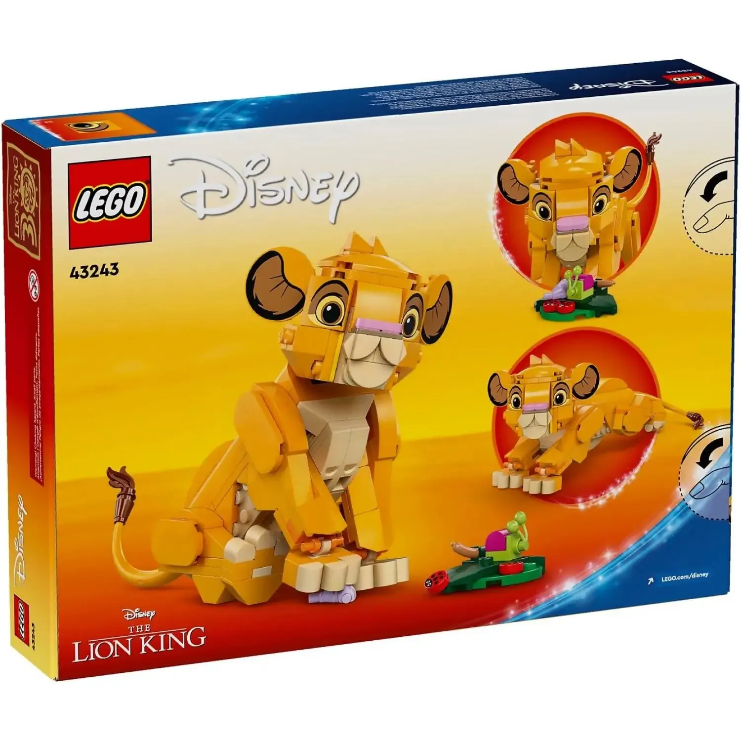 43243 LEGO DISNEY CLASSIC SIMBA THE LION KING CUB