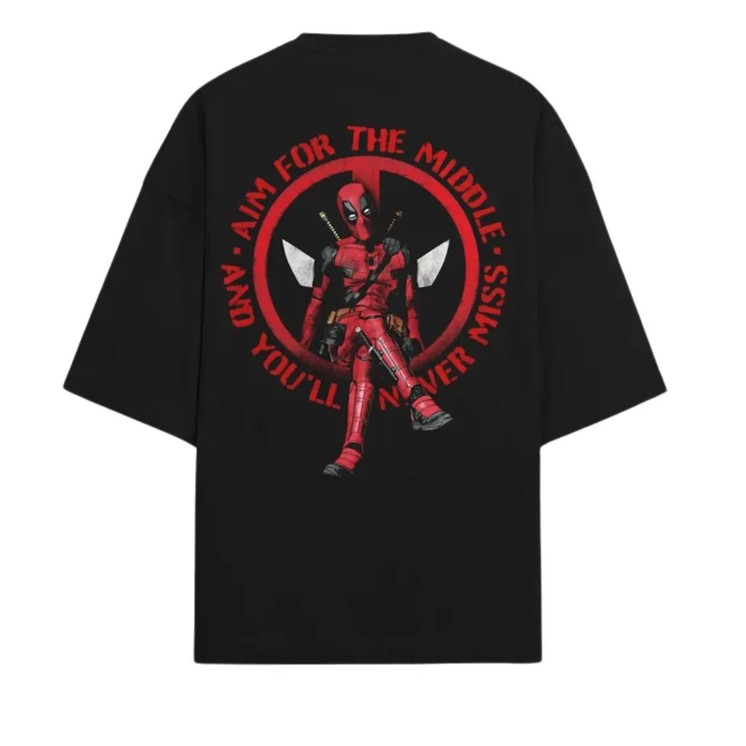 Aim For The Middle - Marvel Official Oversized T-Shirt