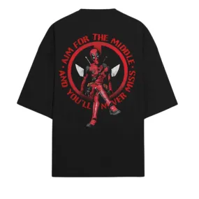 Aim For The Middle - Marvel Official Oversized T-Shirt