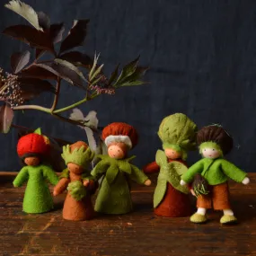 Ambrosius Handcrafted Wool Flower Fairies - Autumn