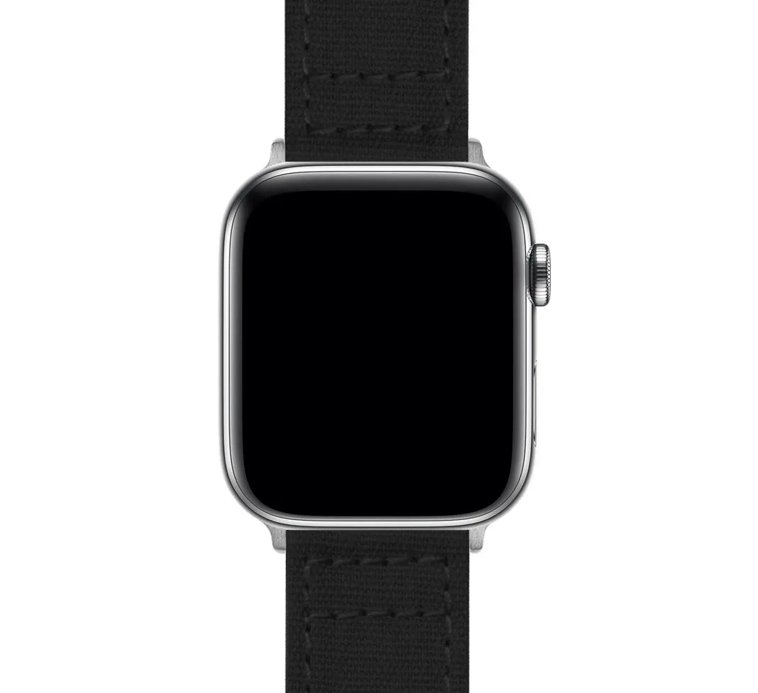 Apple Watch Black Canvas Watch Band