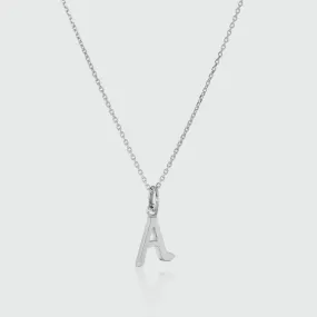 Audley Sterling Silver Alphabet Pendant