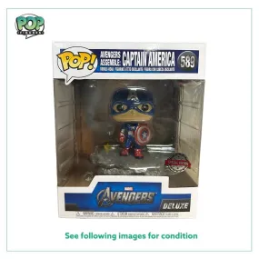 Avengers Assemble: Captain America #589 Deluxe Funko Pop! - The Avengers - Special Edition - Condition 8/10