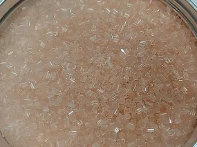 Baby Pink Transparent 2 Cut Glass Seed Beads