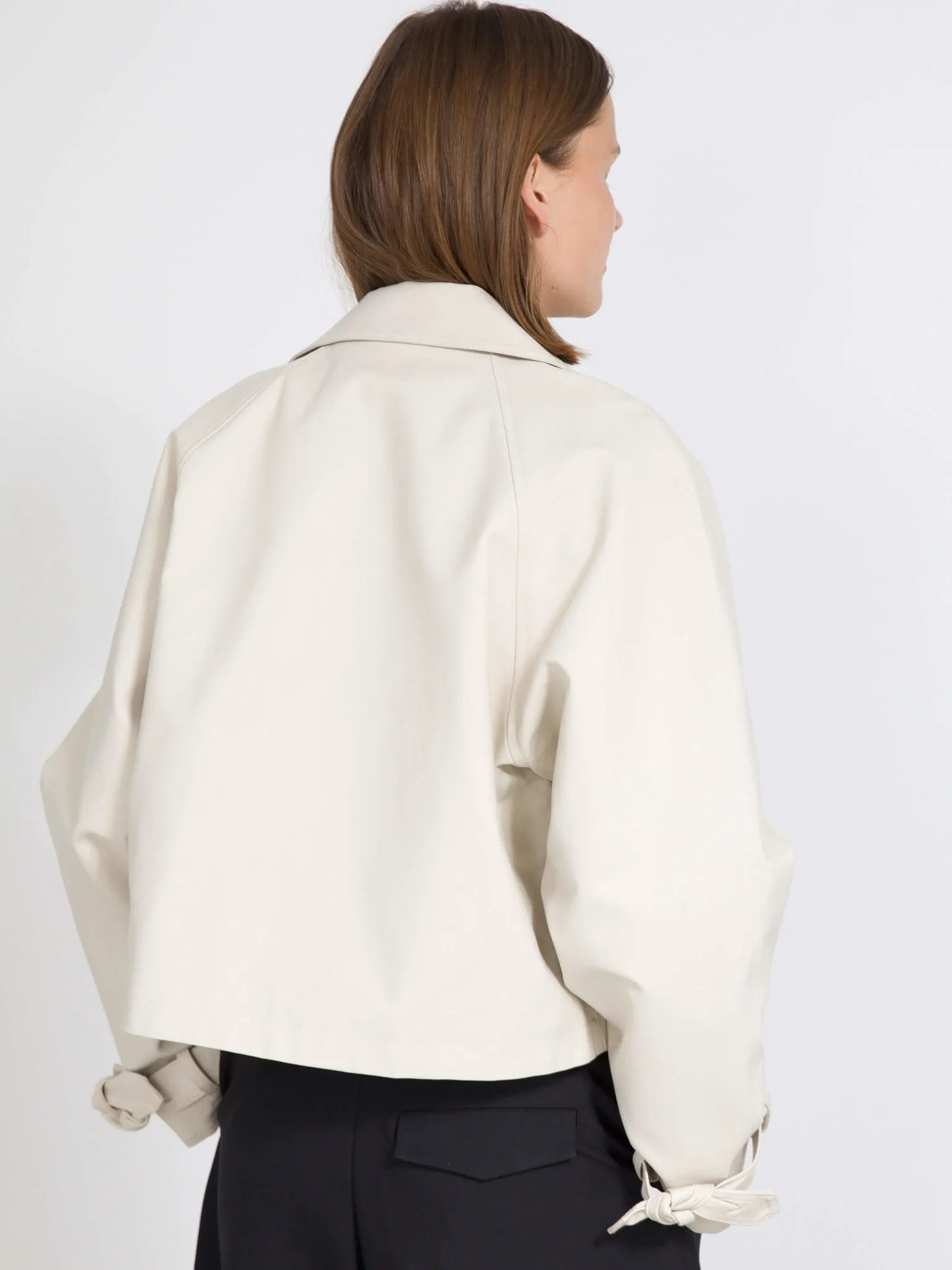 BETTY CANVAS JACKET - CRÈME