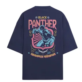 Black Panther Desi Truck Art Oversized T Shirt