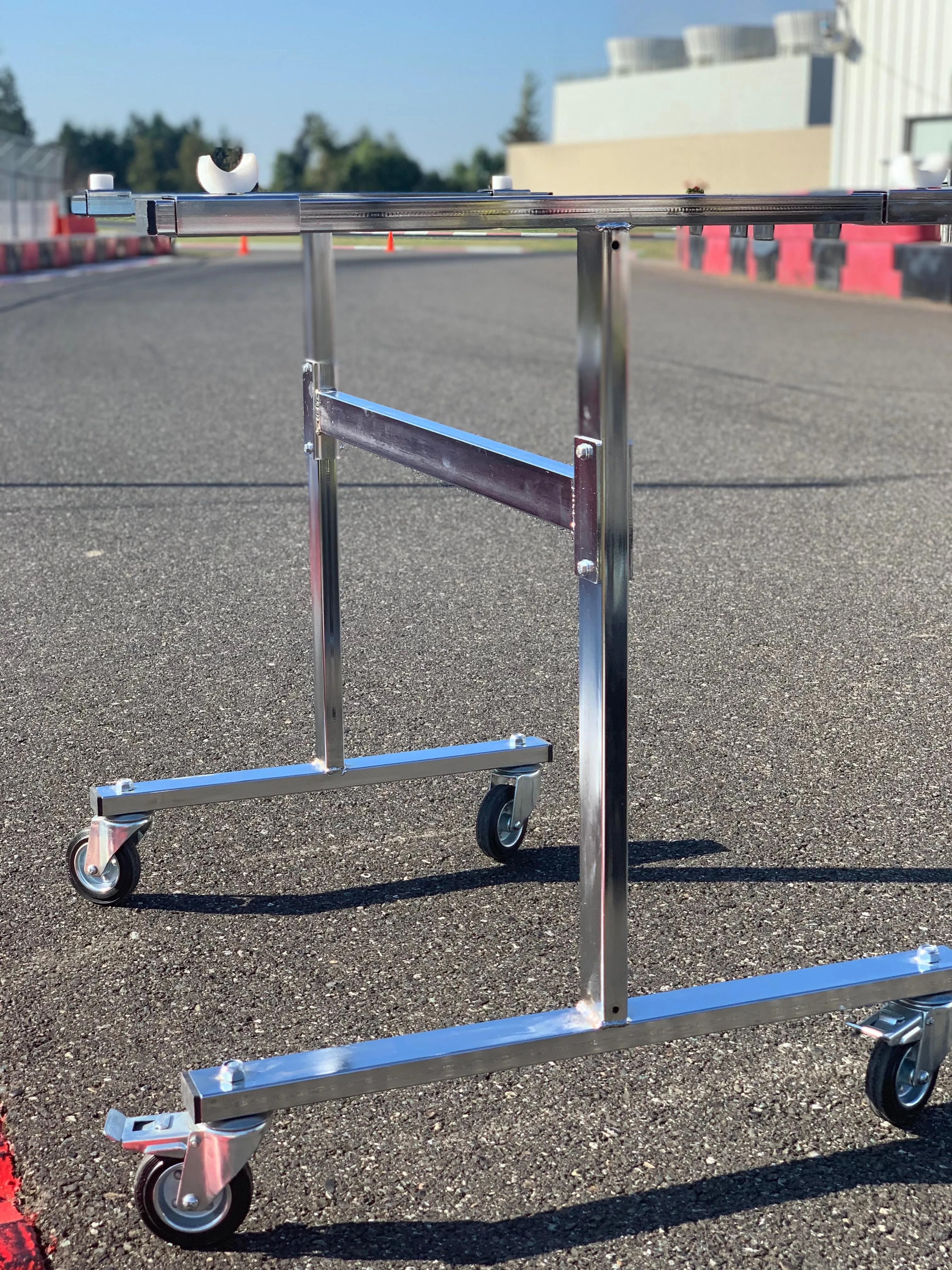 Chrome Display Kart Stand **$100 Flat Rate Shipping**