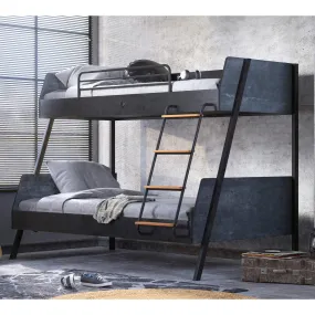 Cilek Dark Metal Large Bunk Bed (90x200-120x200 cm)