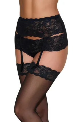 Cosabella Never Say Never Garter Belt NEVER4141 Black