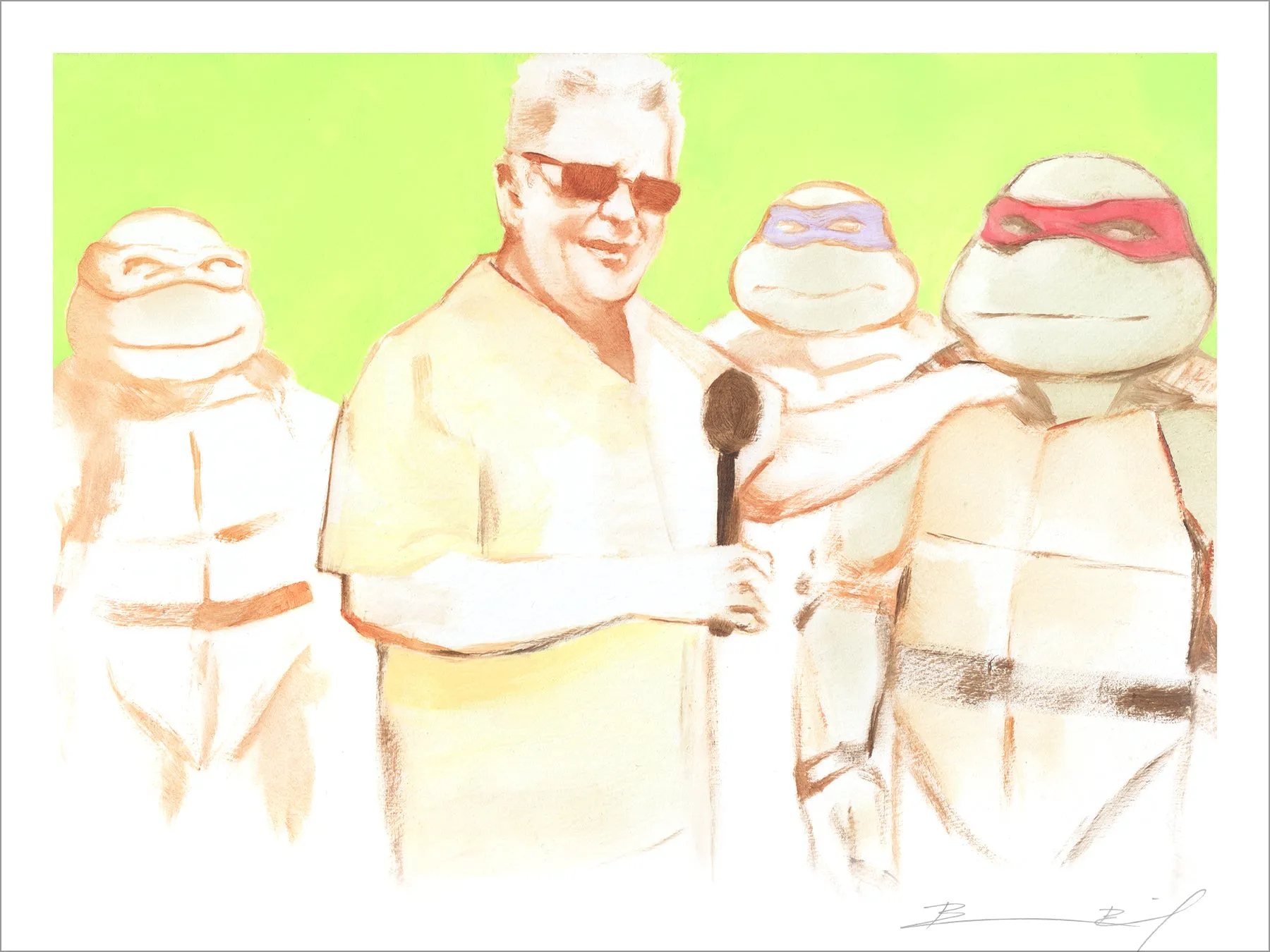 “Cowabunga's Gold” signed print