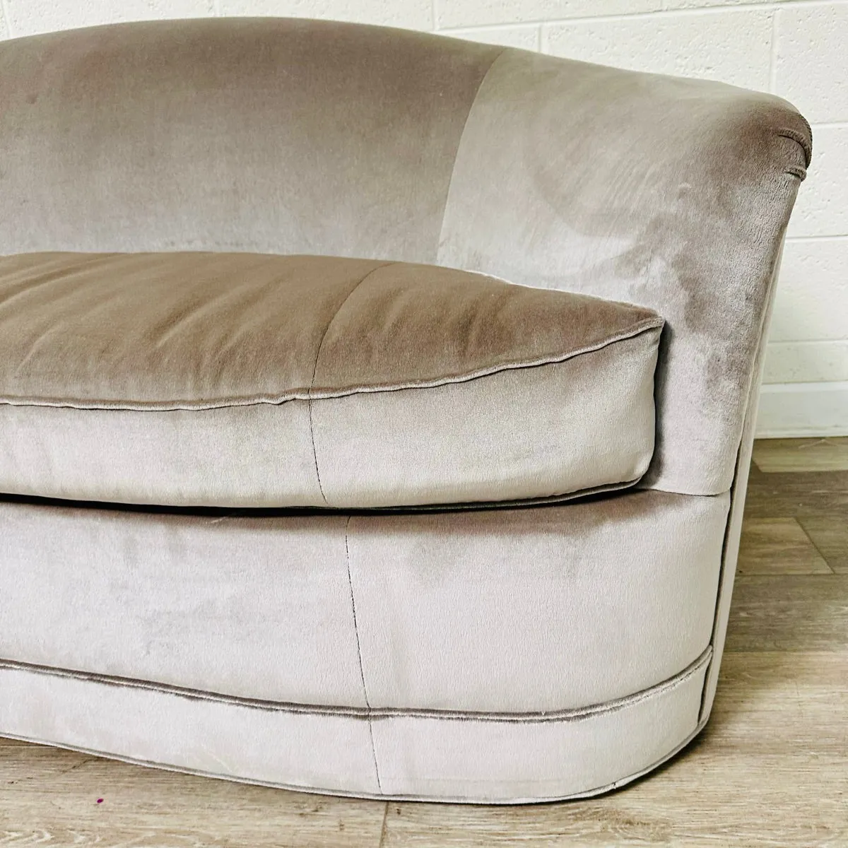 Custom Curved Sofa