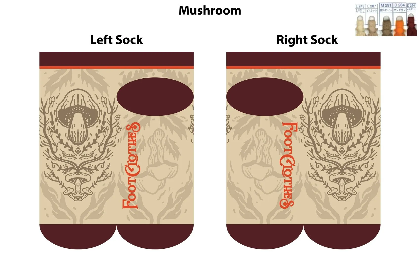 Death Cap Mushroom Ankle Socks