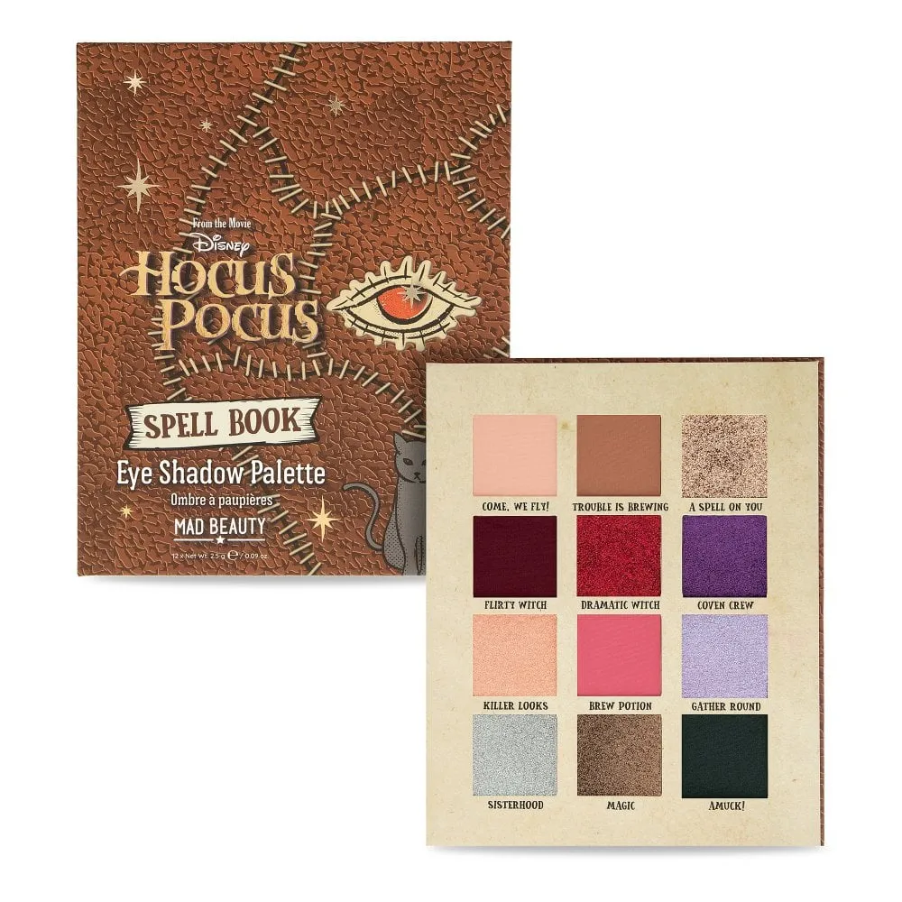 Disney Hocus Pocus Spellbook Eyeshadow Palette by Mad Beauty