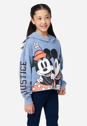 Disney® Minnie & Mickey Graphic Crop Hoodie