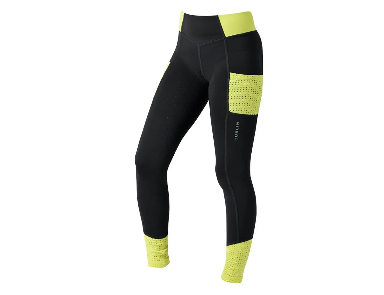 Dublin Power Performance Rise Colour Block Kids Tights