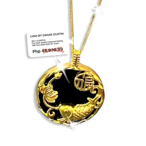 #GOLD2024 | 18K Golden 20mm Koi Necklace