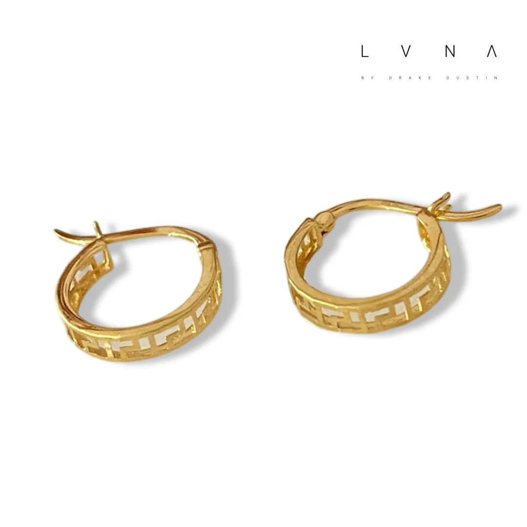 #GOLD2024 | 18K Golden Designer Inspired Hoop Earrings