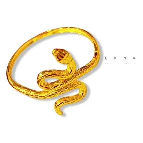 #GOLD2024 | 18K Golden Serpent Ring