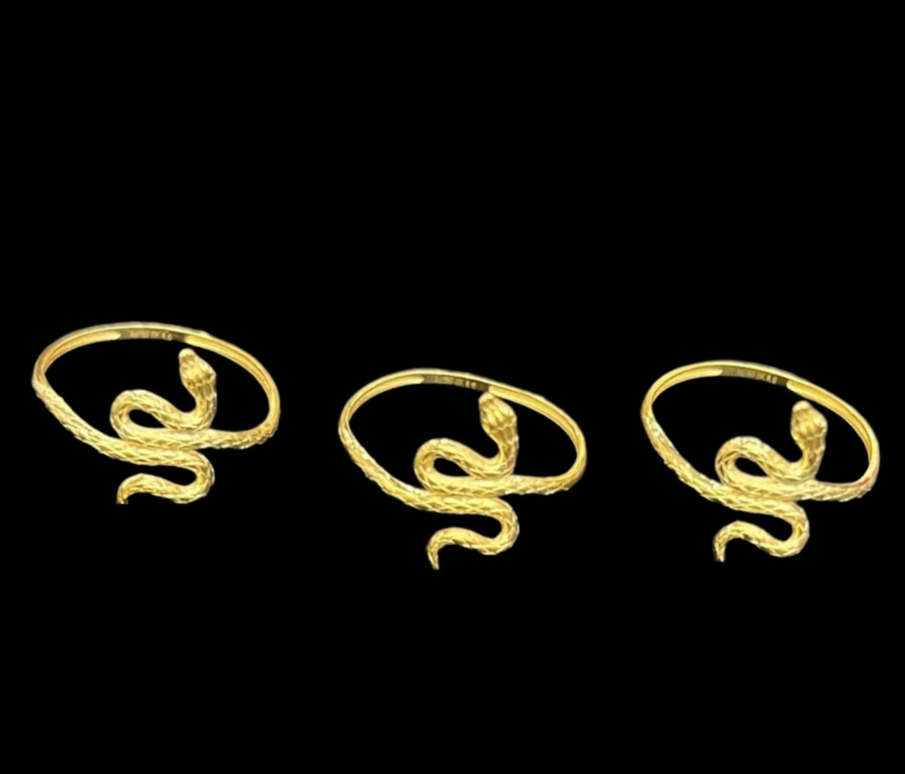 #GOLD2024 | 18K Golden Serpent Ring