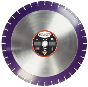 Imperial Purple Cured Concrete Wet Diamond Blade