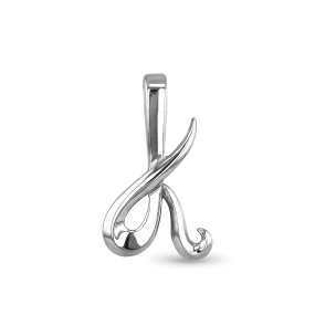 Initial K Love Letter Pendant