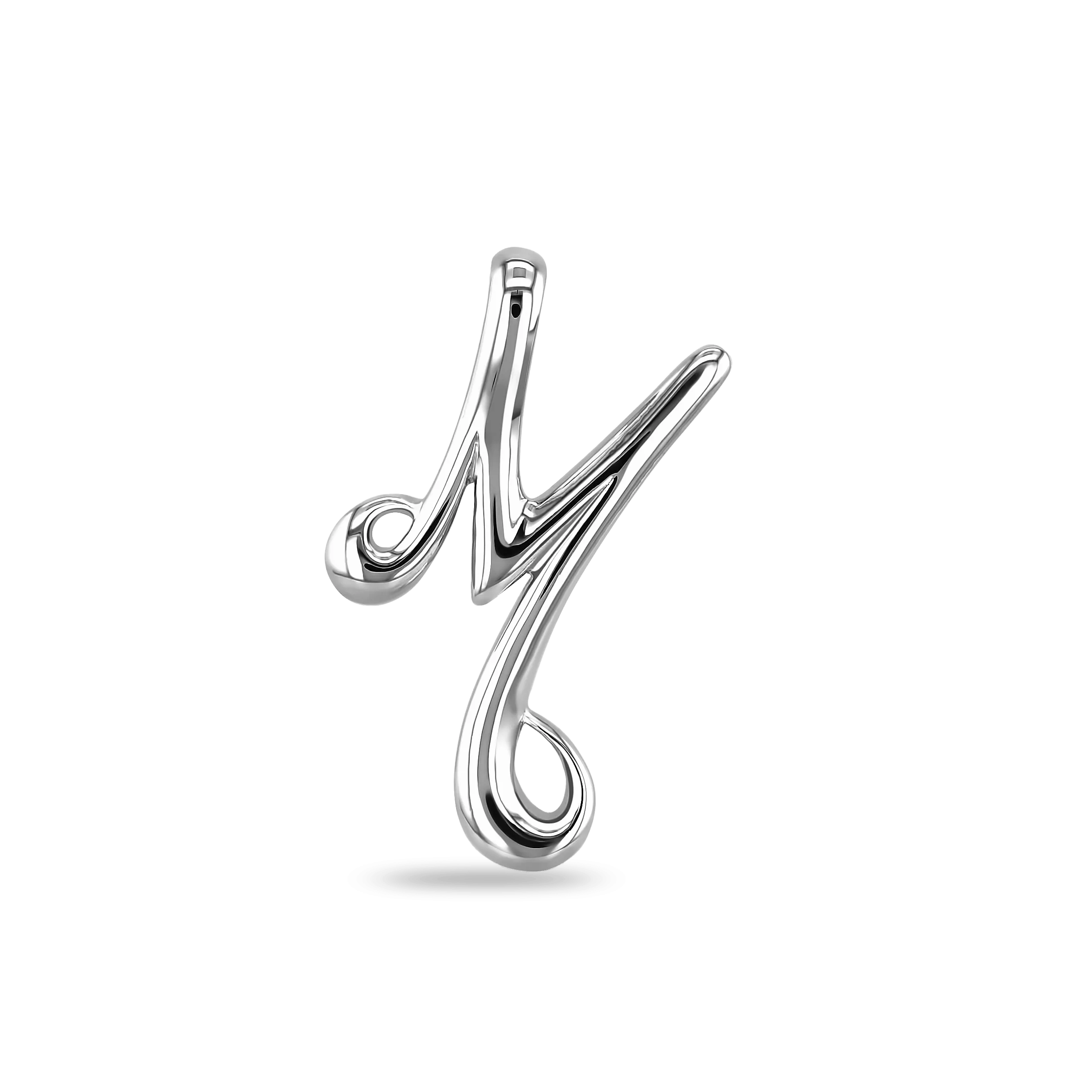 Initial M Love Letter Pendant