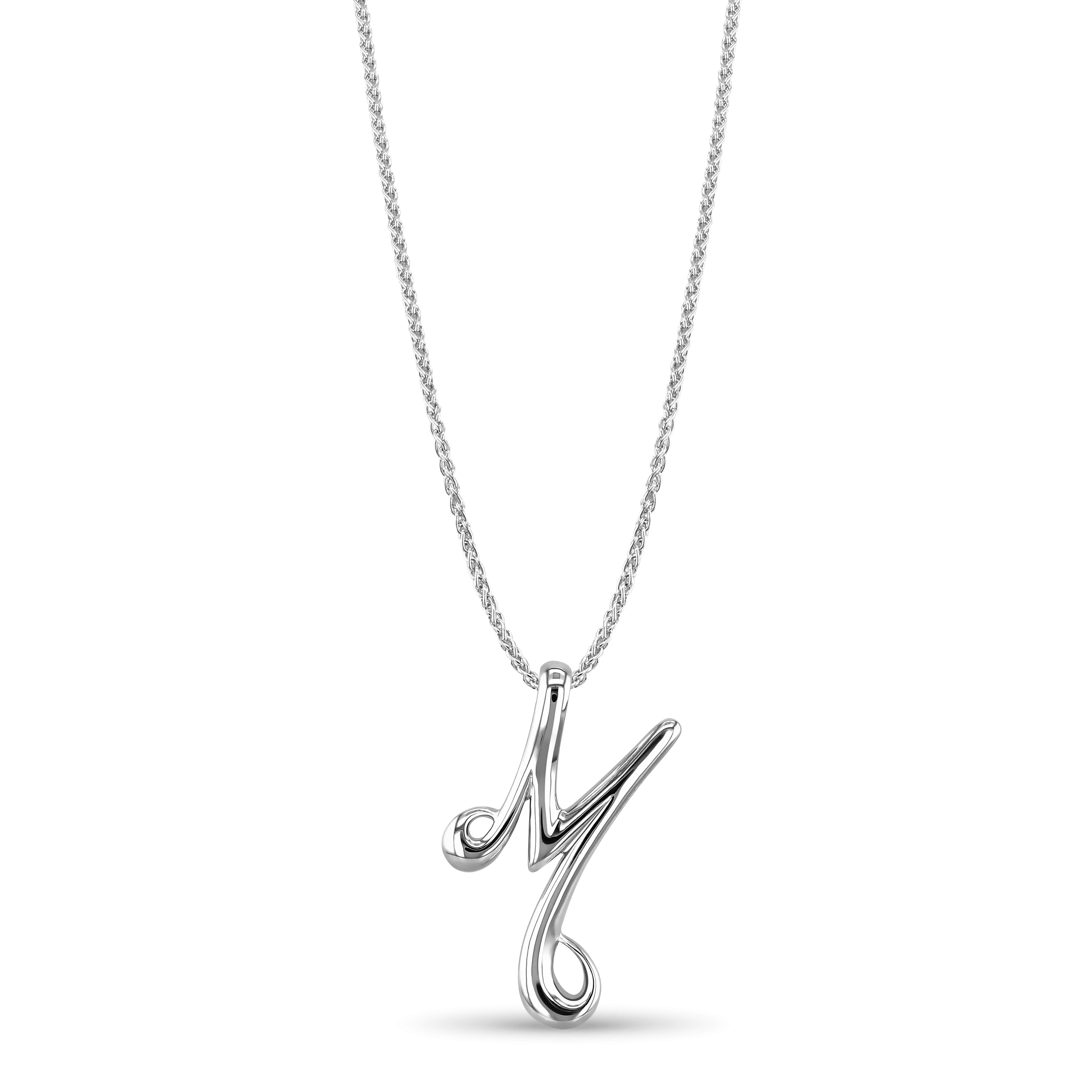 Initial M Love Letter Pendant