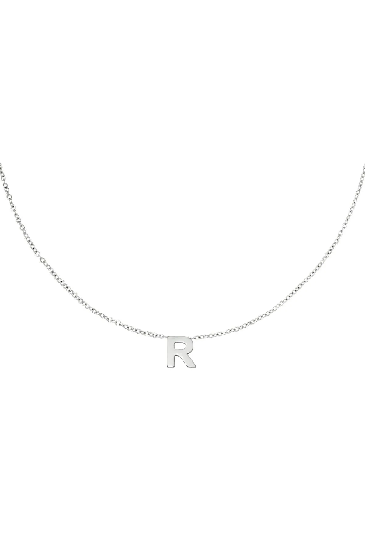 Initial Necklace - Silver