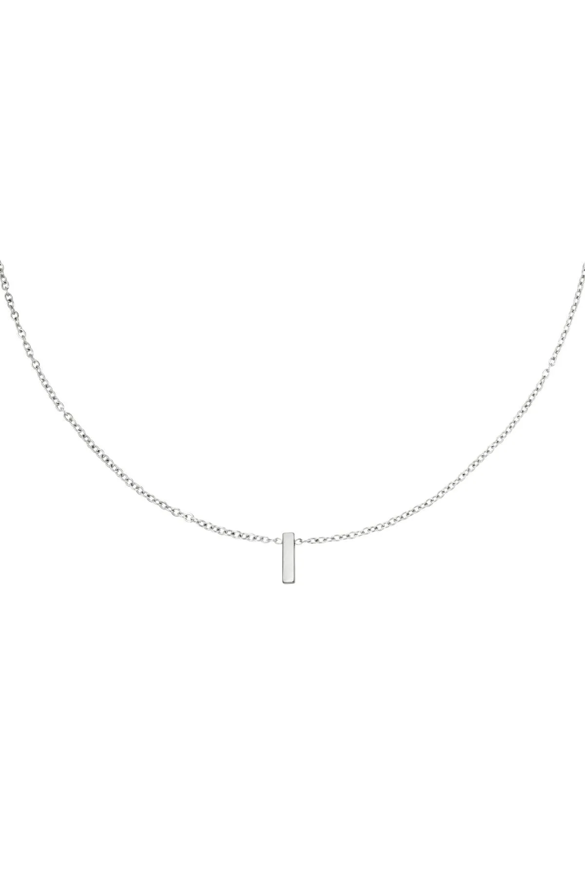 Initial Necklace - Silver