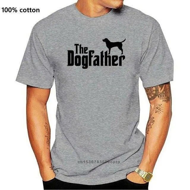 K9 Printed T Shirt Short Sleeve Men The Dogfather  K9 Lover Trainer Dog Puppy Cool Tee