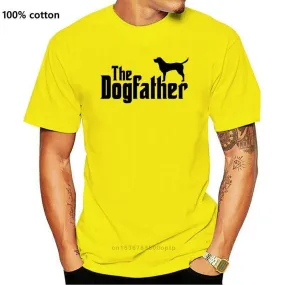 K9 Printed T Shirt Short Sleeve Men The Dogfather  K9 Lover Trainer Dog Puppy Cool Tee