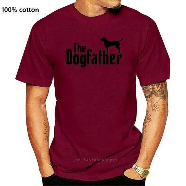 K9 Printed T Shirt Short Sleeve Men The Dogfather  K9 Lover Trainer Dog Puppy Cool Tee