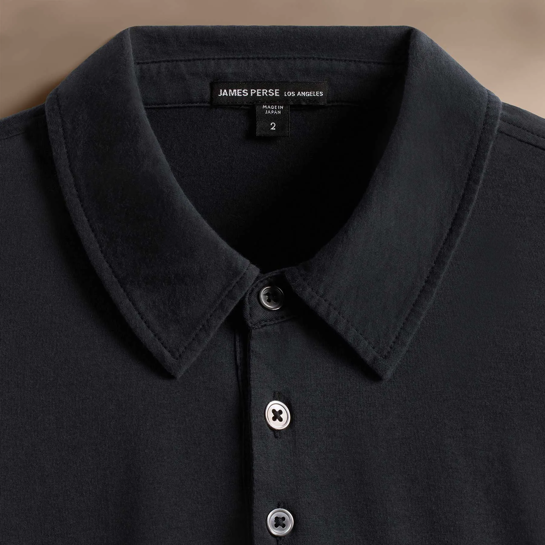 Long Sleeve Pocket Polo - Magma