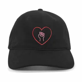 Love As Activism Twill Dad Hat supporting Indivisible