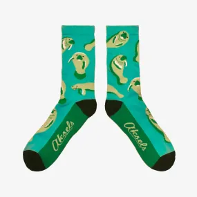 Mystic Manatee Men's & Women's Crew Socks