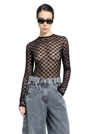 PALM ANGELS WOMAN BLACK TOPS