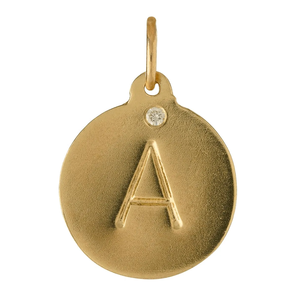 "G" Alphabet Charm With Diamond