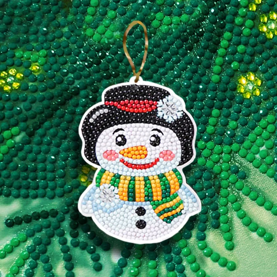 "Snowman" Crystal Art Buddies Festive Series 4 Decoration