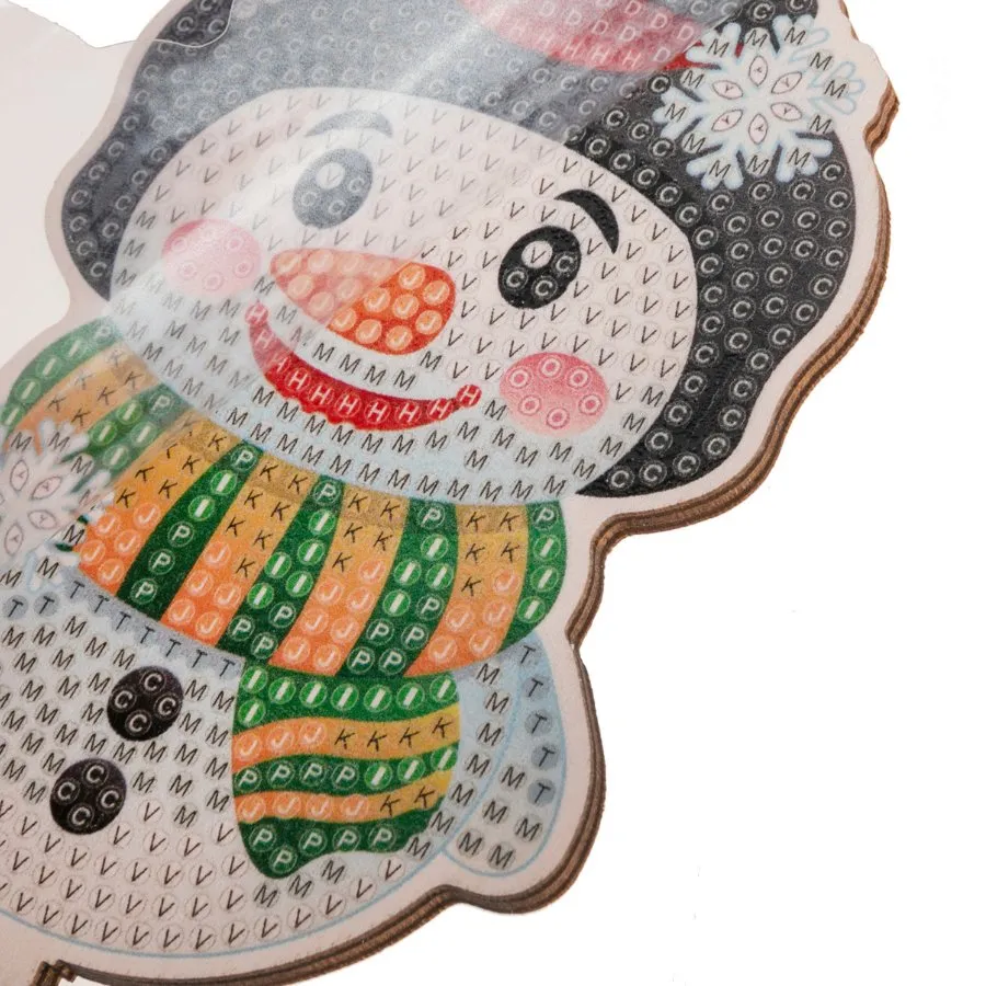 "Snowman" Crystal Art Buddies Festive Series 4 Decoration