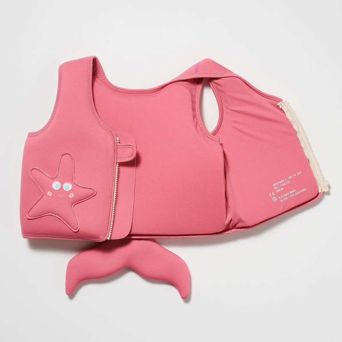 Swim Vest 3-6 Ocean Treasure Rose