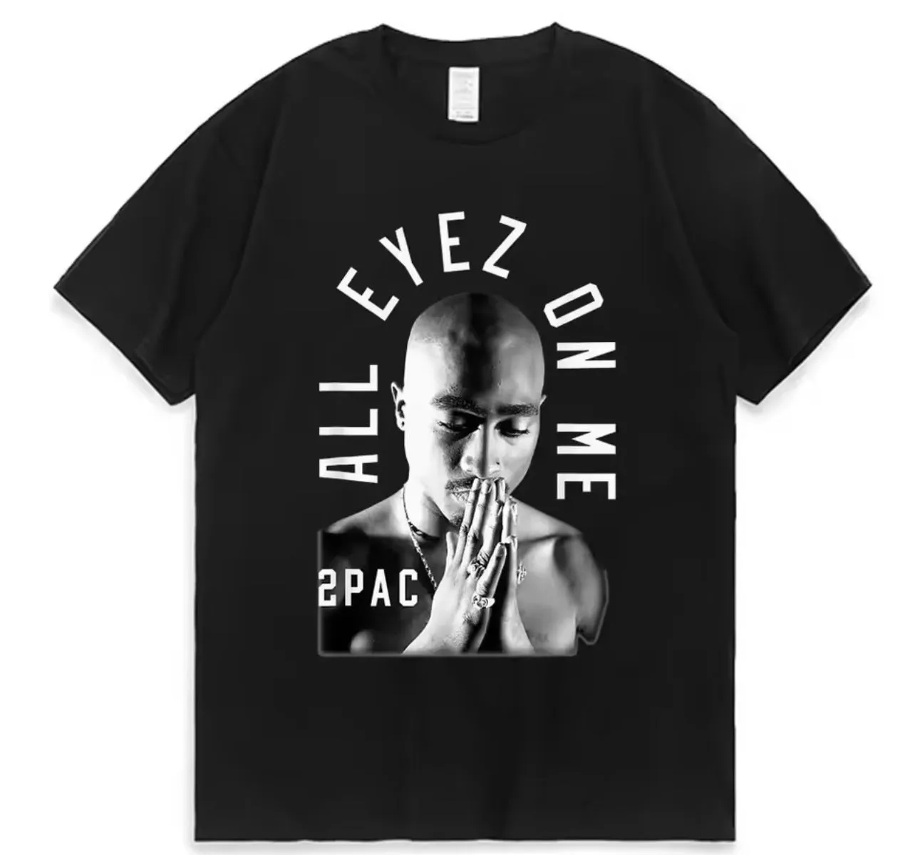 “Tupac Streetwear” Hip Hop, Oversized, T-Shirt, Men / Women, Up To 2XL