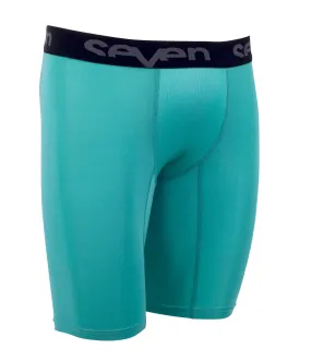 Zero Compression Short - Black/Aqua